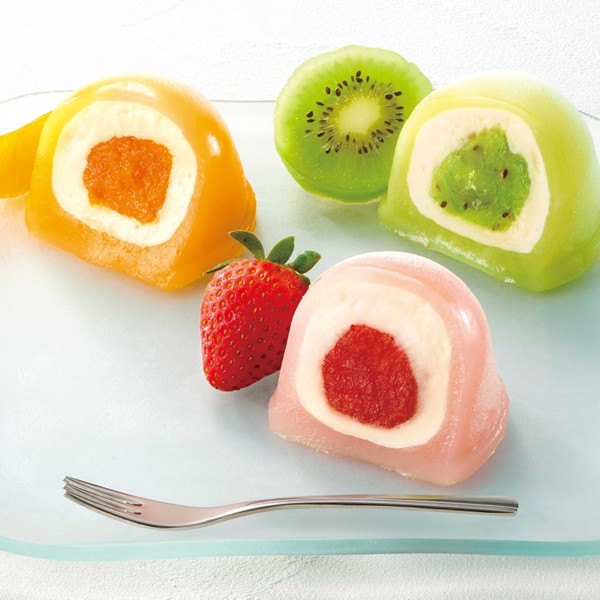 凍らせて食べるなめらかクリームのフルーツ大福